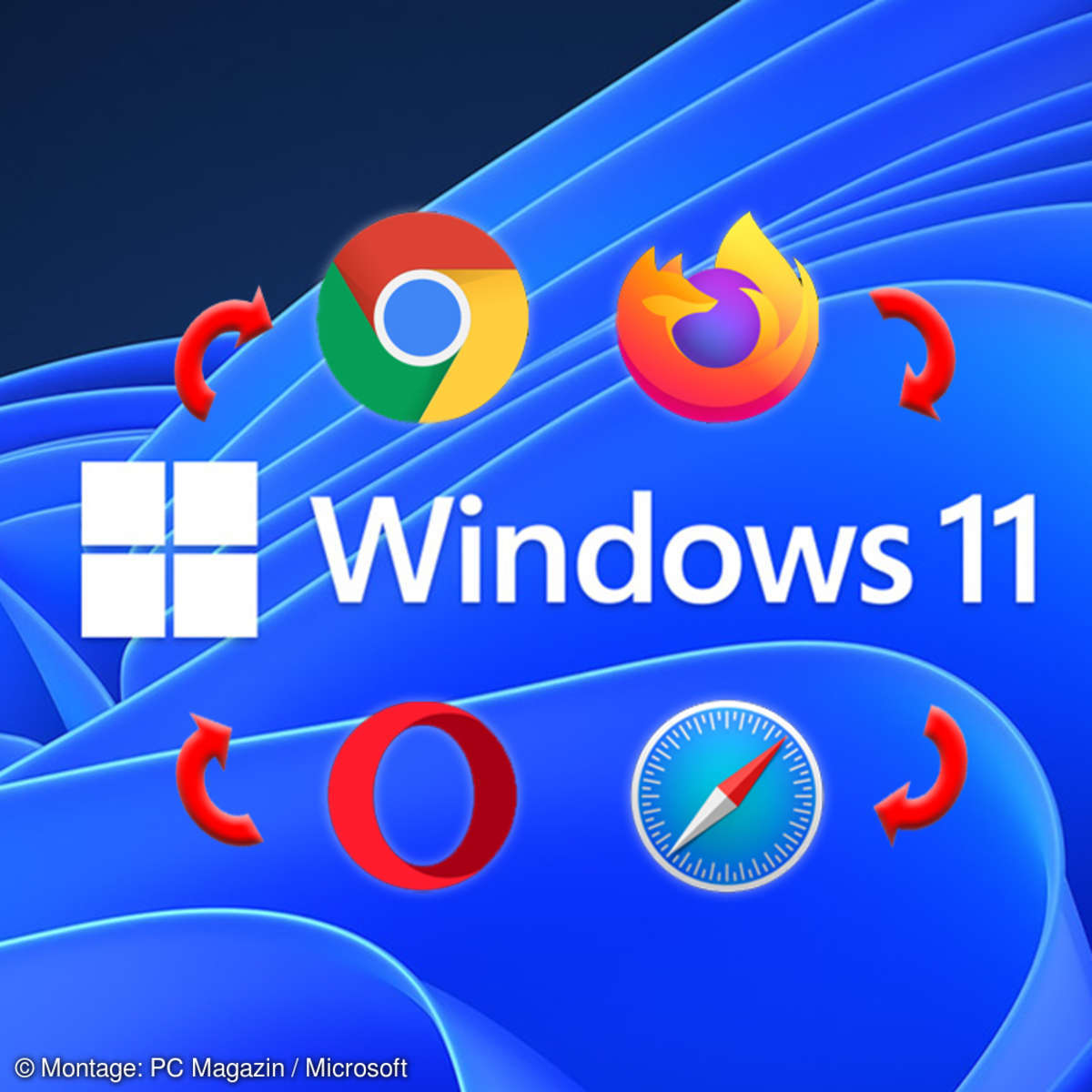webseite drucken safari Windows 11 Browser wechseln