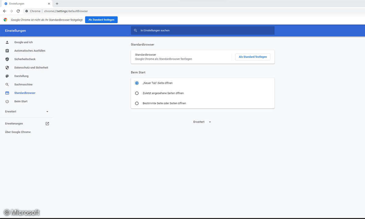 Windows 11 Browser wechseln