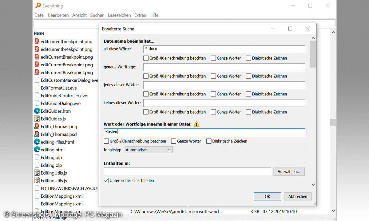 Windows 10 mit 11er-Funktionen ausrüsten: Screenshot Everything
