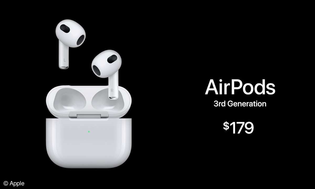 Die dritte Generation der Airpods orientiert sich nicht nur im Design an der Pro-Version.