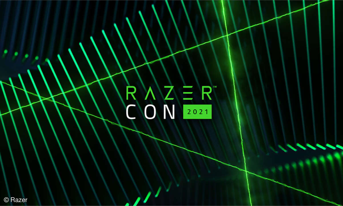 RazerCon 2021 Logo vor grün-schwarzem Hintergrund