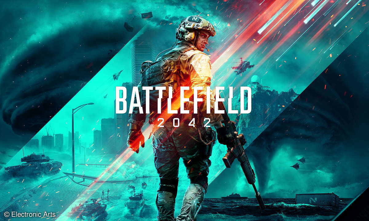 Battlefield 2042 Keyart mit Soldat
