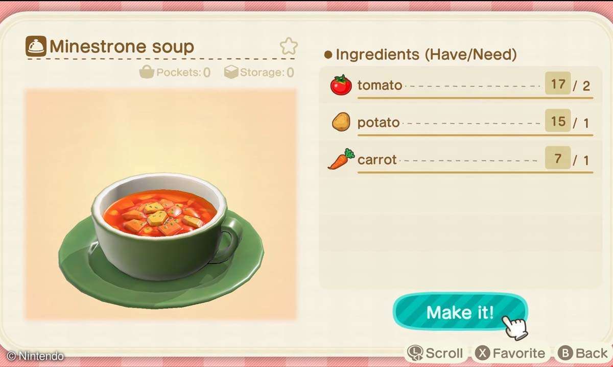 Animal Crossing Rezepte