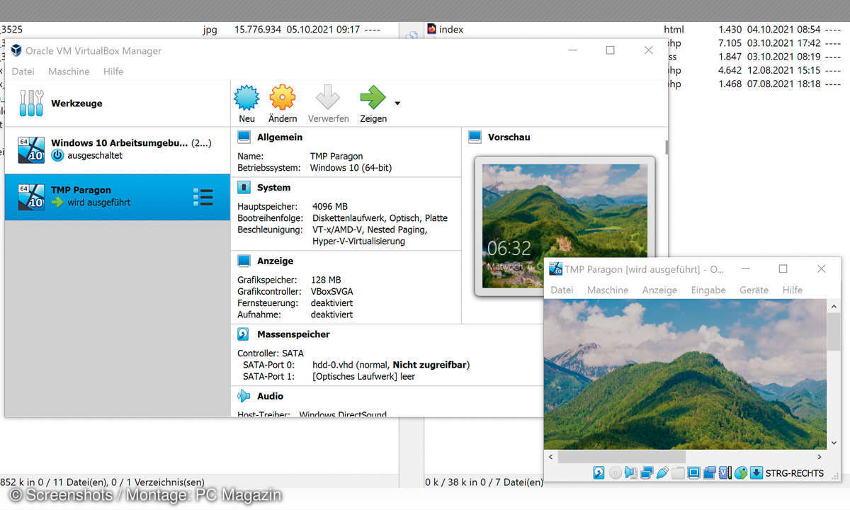 Paragon Backup Screenshot