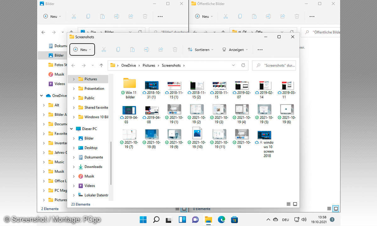 Windows 11: Erste Schritte - Screenshot Windows Explorer