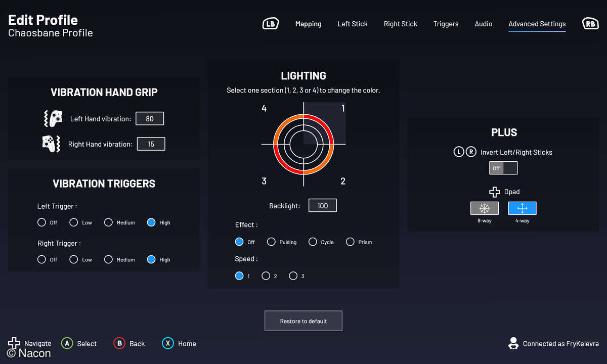 Nacon Revolution X App