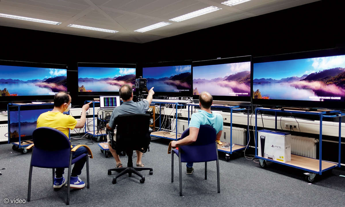 Screeningraum des video TestLabs