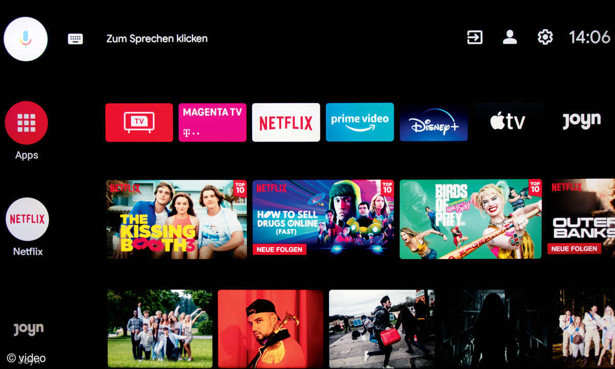 TCL 65C825 im Test - Screenshot