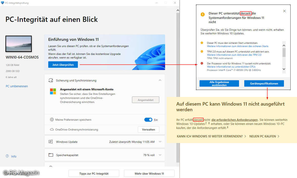 Windows 11 - Integritätsprüfung Screeshot