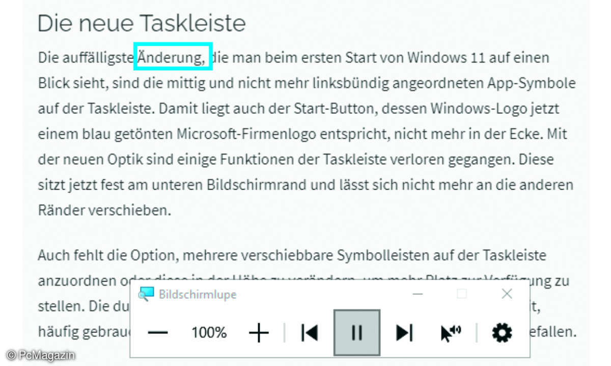 Bildschirmlupe