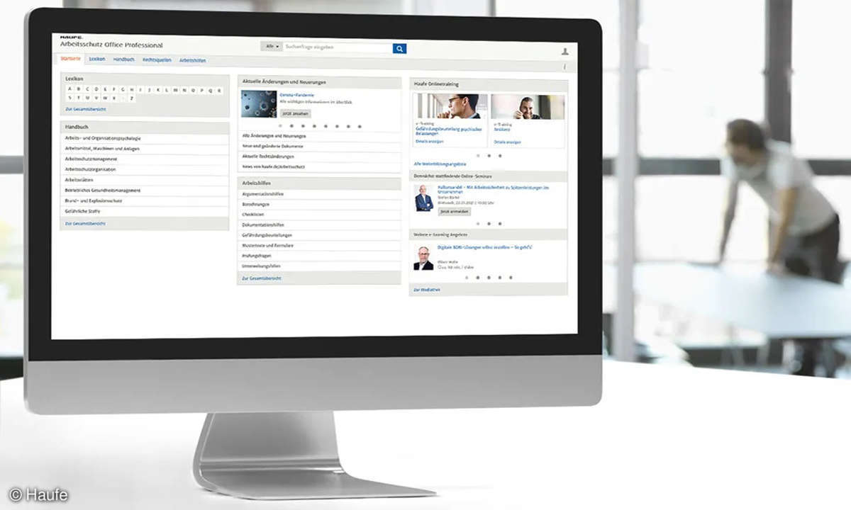 Online_Haufe-Arbeitsschutz-Office-Professional_Startseite