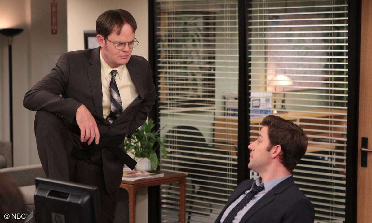 Dwight Schrute (Rainn Wilson) und Ryan Howard (B.J. Novak)