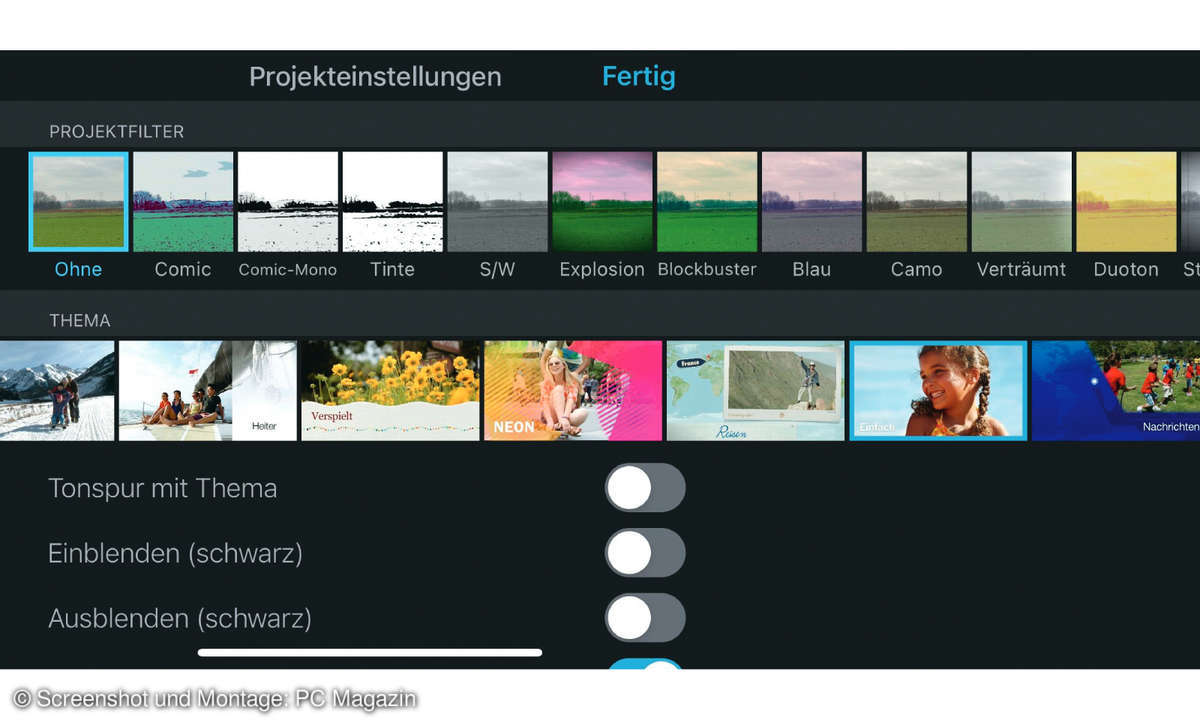 Projekteinstellungen