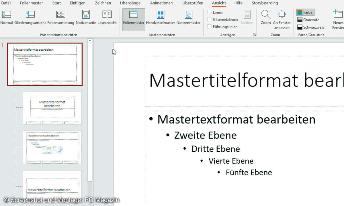 Folienmaster