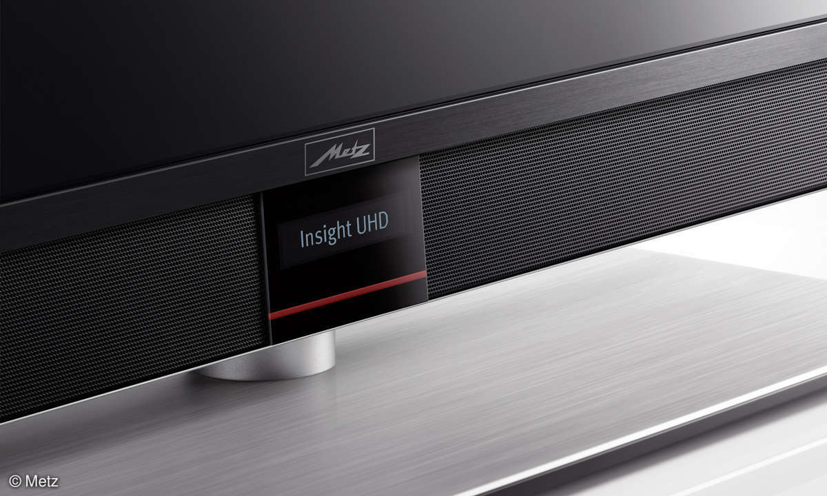 Metz Taris 43 im Test: Detail kleiner OLED Display