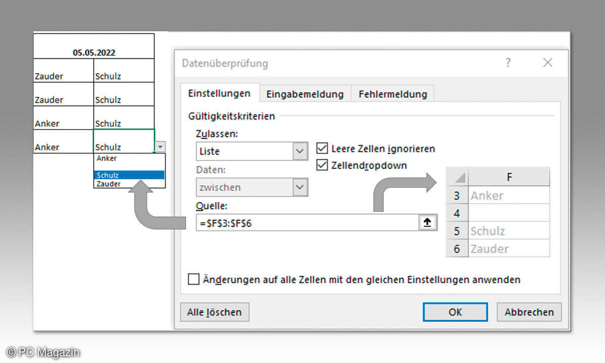 Excel: Flexible Dienstpläne erstellen -