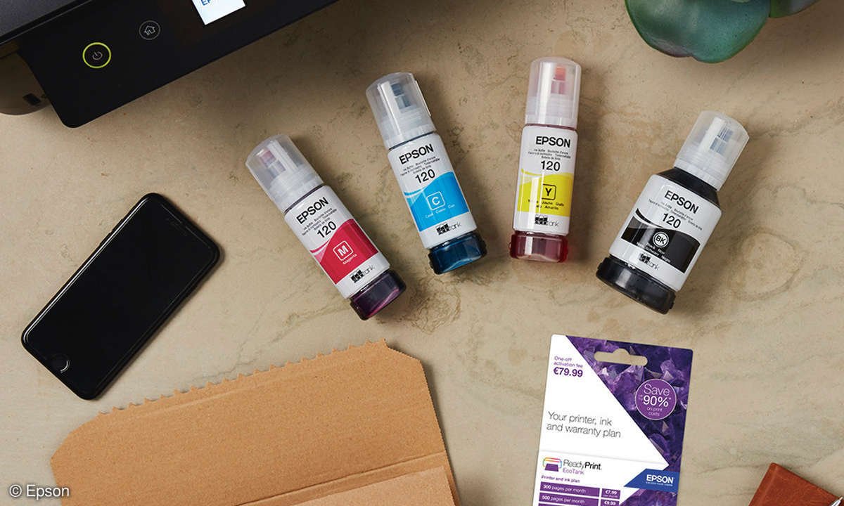 HP vs. Epson: Abo-Modelle für Druckerpatronen im Vergleich - Epson EcoTank Tarif