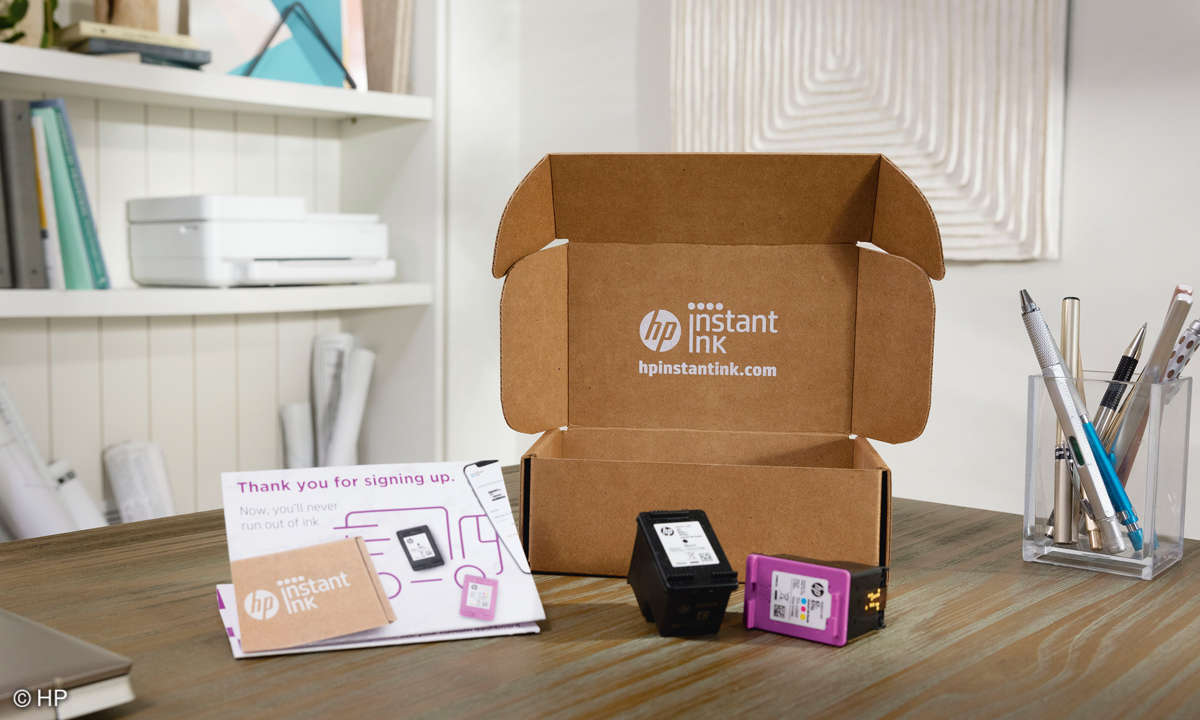 HP vs. Epson: Abo-Modelle für Druckerpatronen im Vergleich - HP Instant Ink Paket
