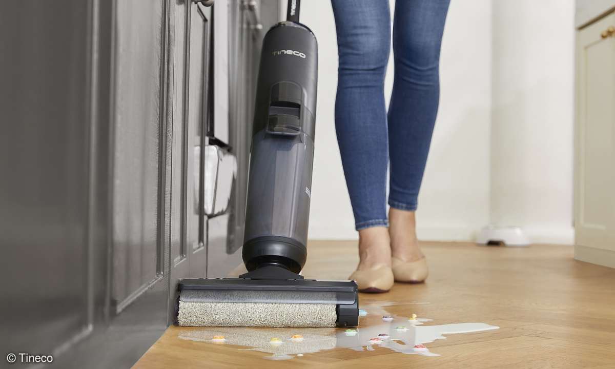 Die Kanteneinigung des Tineco Floor One S5 Combo.