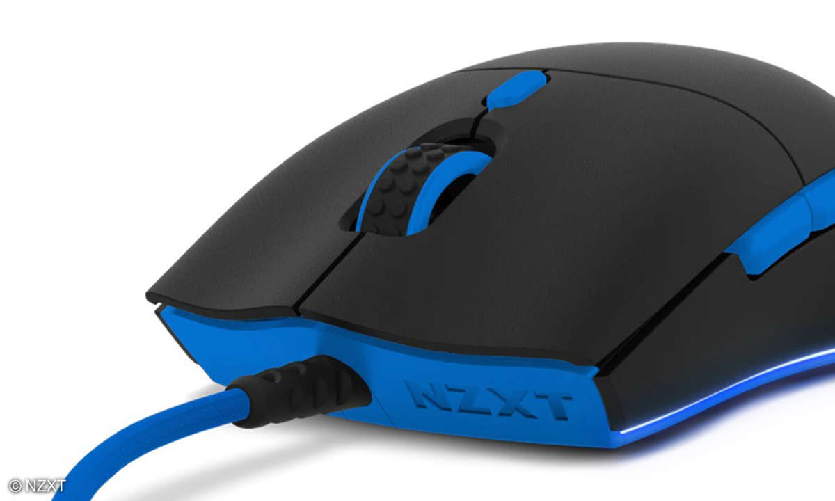 Produktfoto der NZXT Lift mit blauen Akzenten