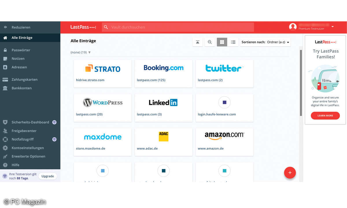 Passwortmanager Test 2022: Lastpass