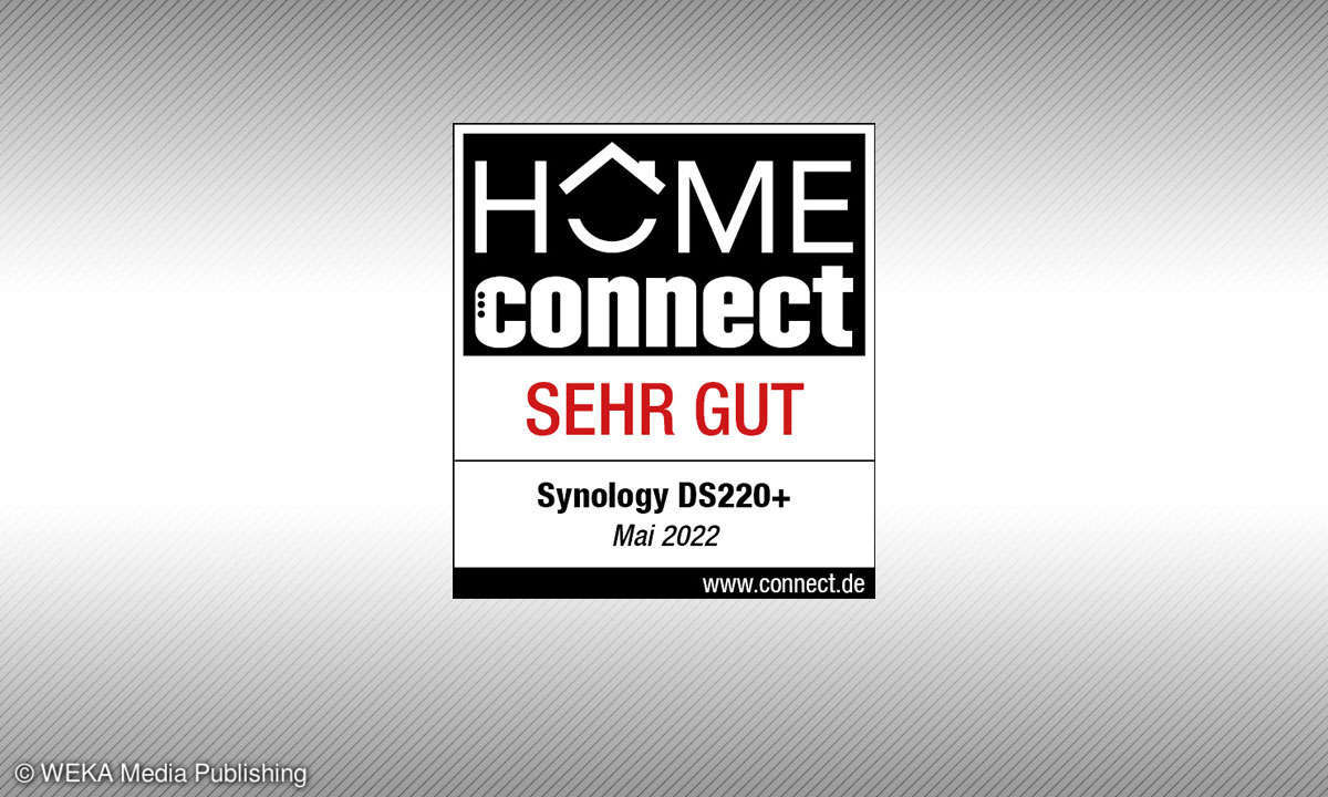 Siegel HOMEconnect Synology DS220+ im Test