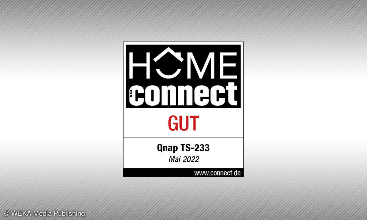Siegel HOMEconnect Qnap TS-233 im Test