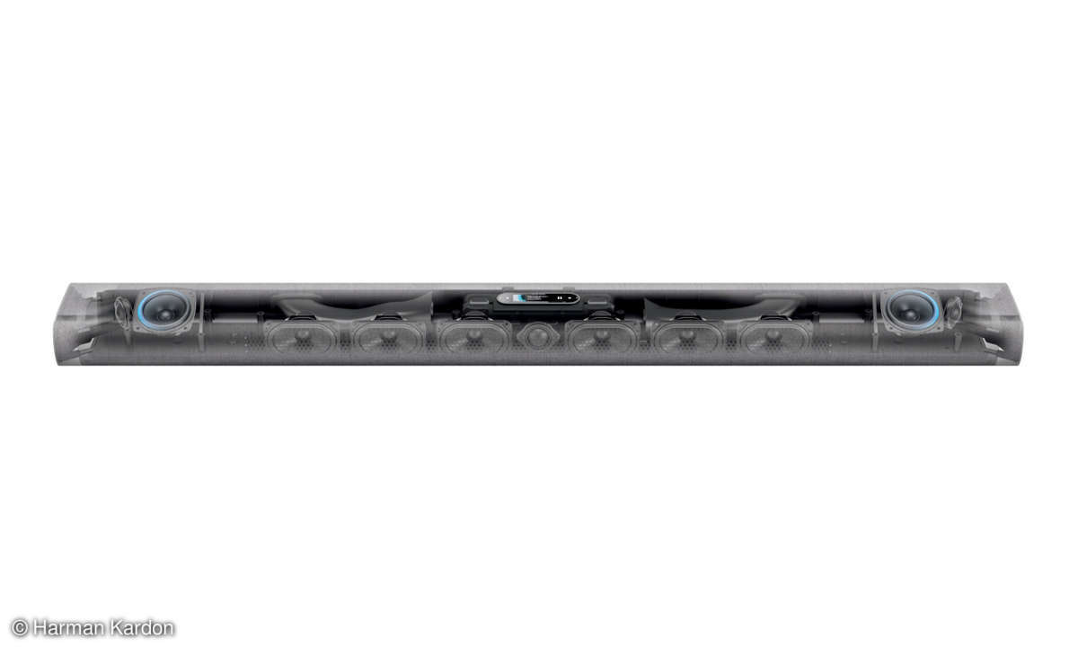 Produktbild des Harman Kardon Citation MultiBeam 1100 mit Treiberanordnung