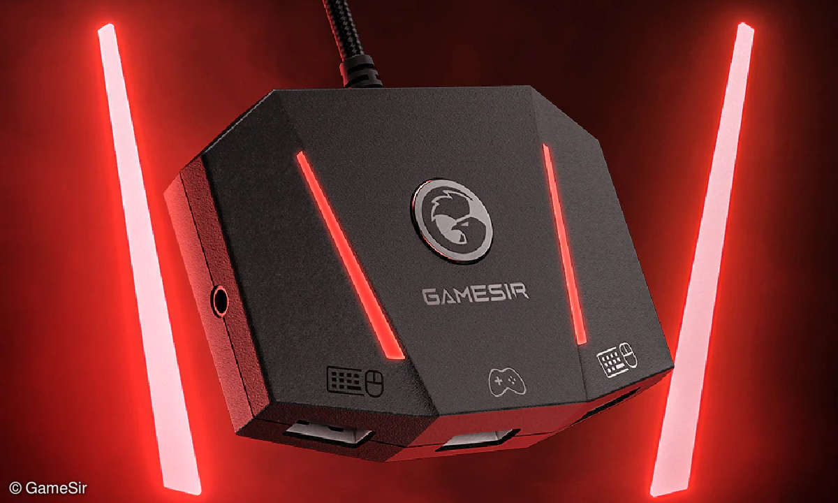 Diese kleine Box lässt Sie mit Maus und Tastatur an Playstation und Xbox spielen.