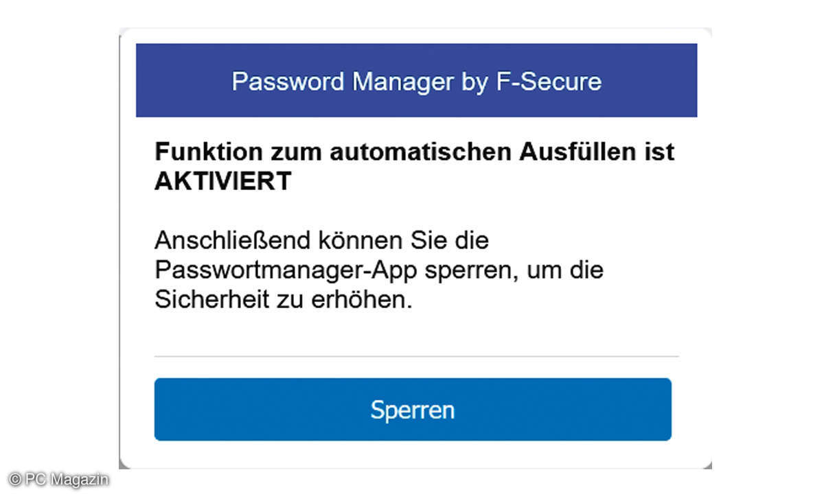 Passwort-Manager in Sicherheits-Suiten: F-Secure ID Protection im Test