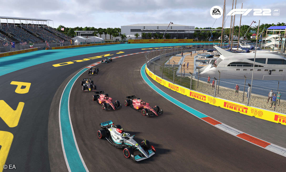 Die aggressive KI in F1 22 sorgt manchmal für Irritationen, tut dem Spielspaß generell aber keinen Abbruch.