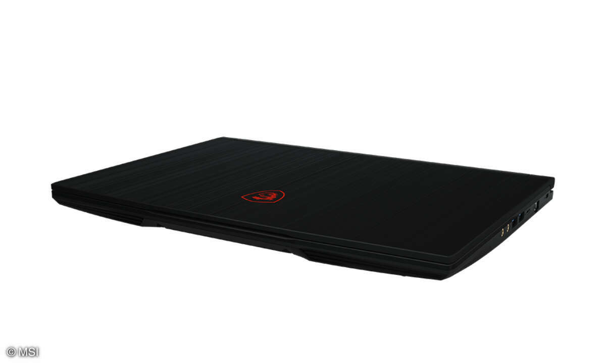 Durch ein geringes Gewicht von 1,86 Kilogramm ist der MSI GF63 Thin ein besonders mobiler Gaming-Laptop.