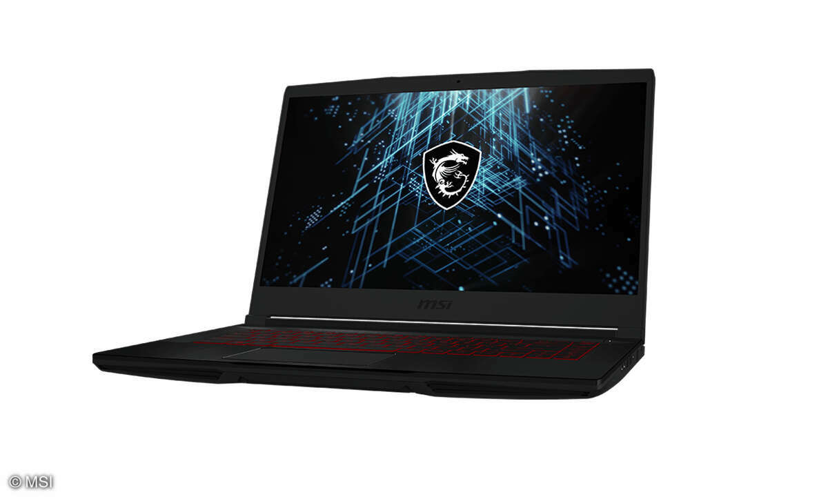 Mit dem GF63 Thin schickt MSI den günstigsten Laptop unseres Vergleichstests ins Rennen.