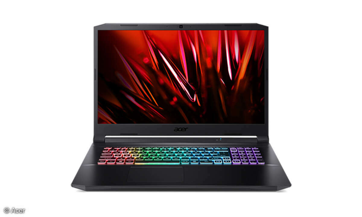 Mit einem Intel Core i7 und einer Nvidia RTX 3070 steckt mächtig Power unter der Haube des Acer Nitro 5.