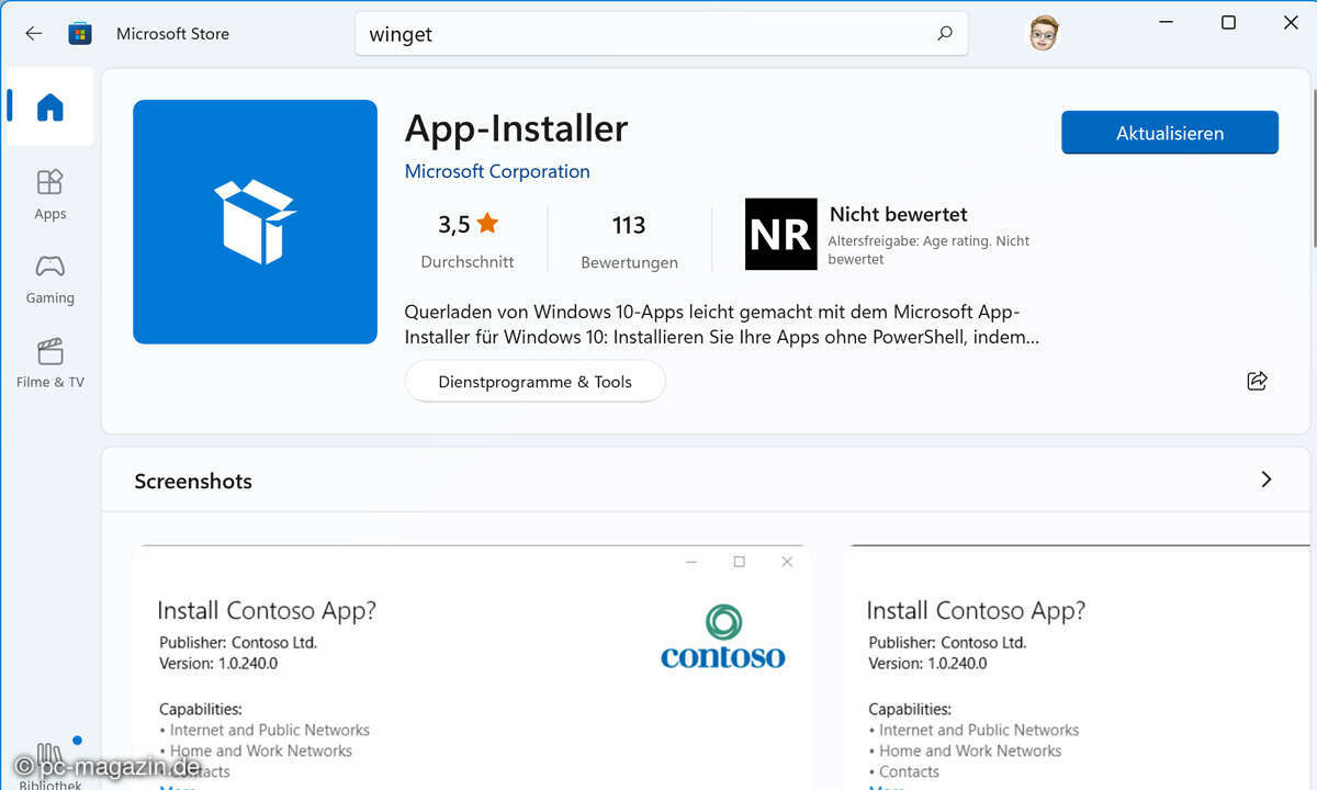 Windows Paket Manager Anleitung