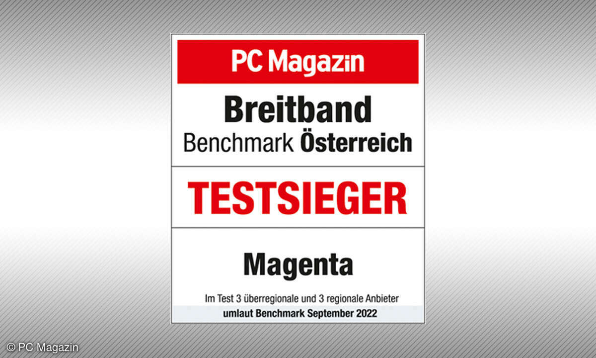 Breitband Benchmark 2022 Österreich Testiegel Testsieger Magenta