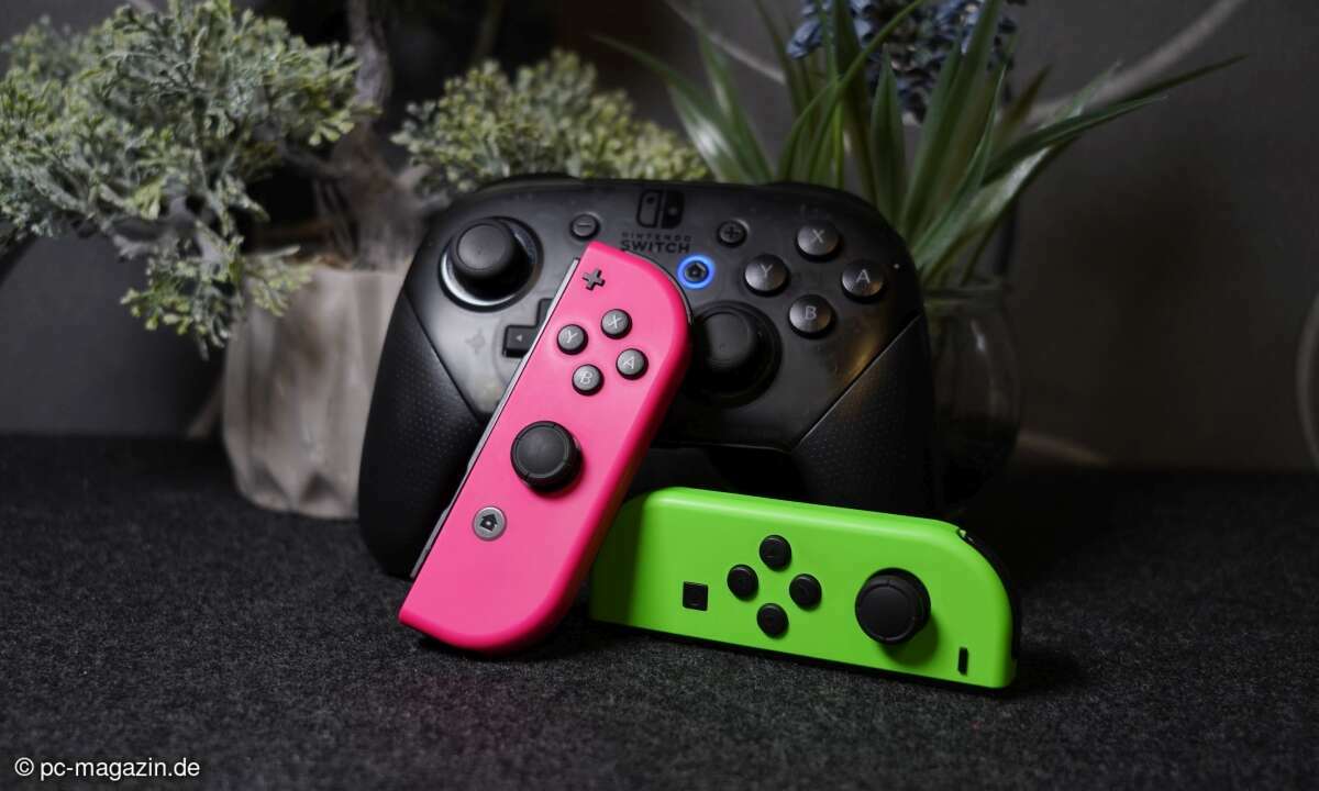 Der Pro-Controller kann ganz komfortabel via Kabel am PC verwendet werden.