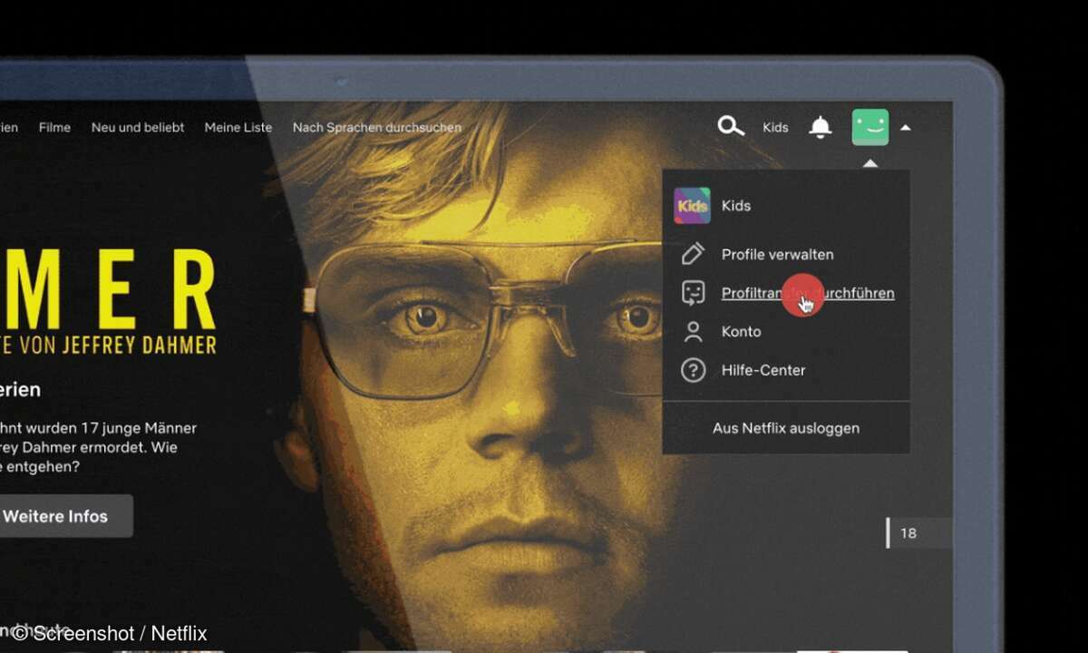Bald bietet Netflix die Option, sein Profil umzuziehen.