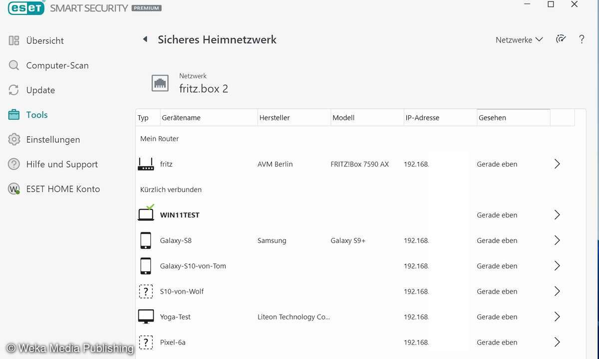 Eset Heimnetz-Scanner