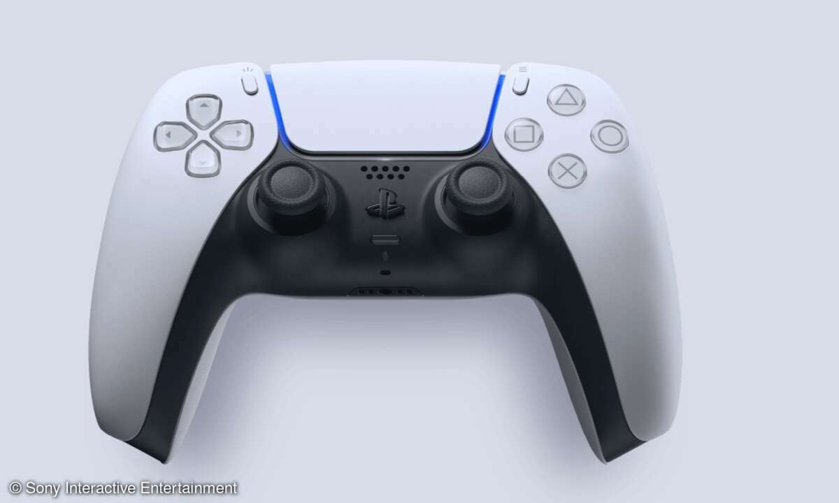 Sony bietet mit dem DualSense-Controller ein Gamepad mit innovativen Funktionen an.