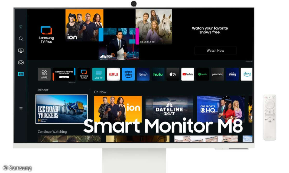 Mit dem SmartMonitor M8 verspricht Samsung eine Schaltzentrale für alle Medienbedürfnisse.