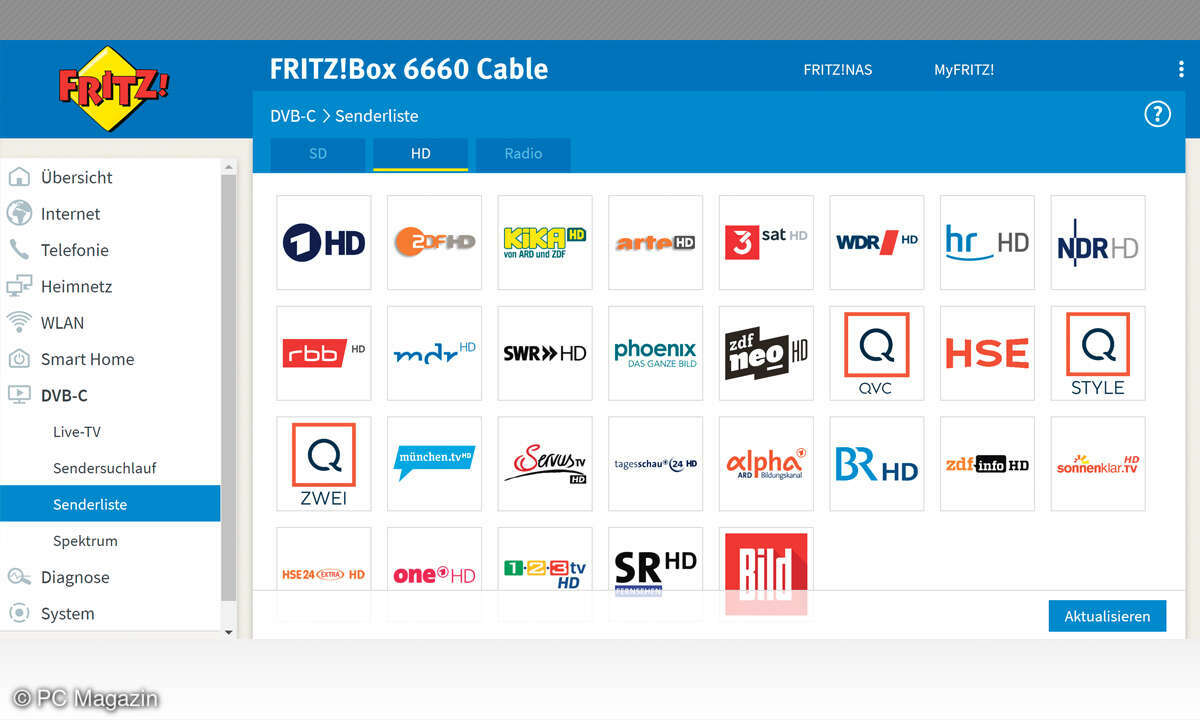 Fritzbox Tipps: Live TV