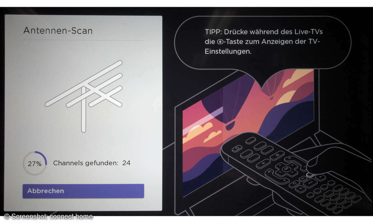 Metz 55MUD6001Z Roku-OS Einrichtung