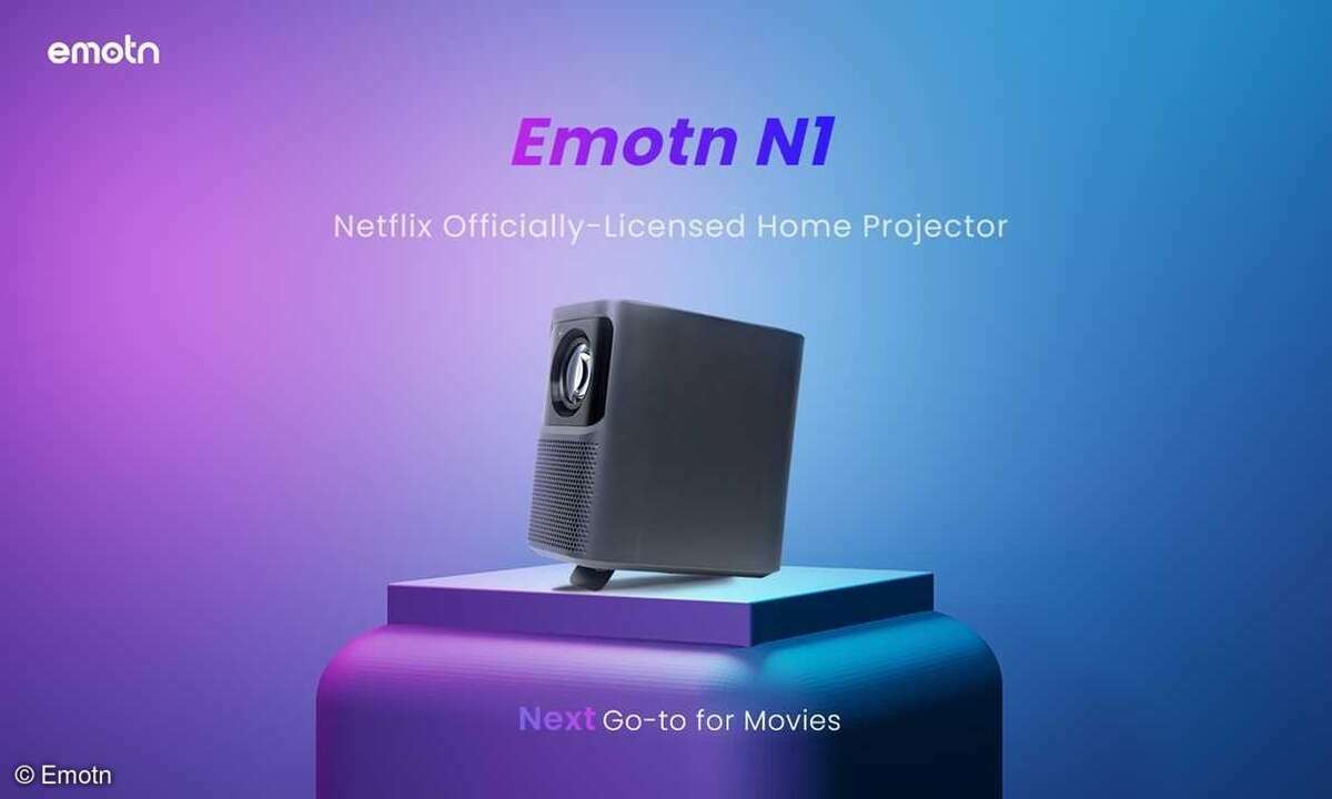 Emotn bietet künftig Netflix im Paket mit seinen Beamern an.
