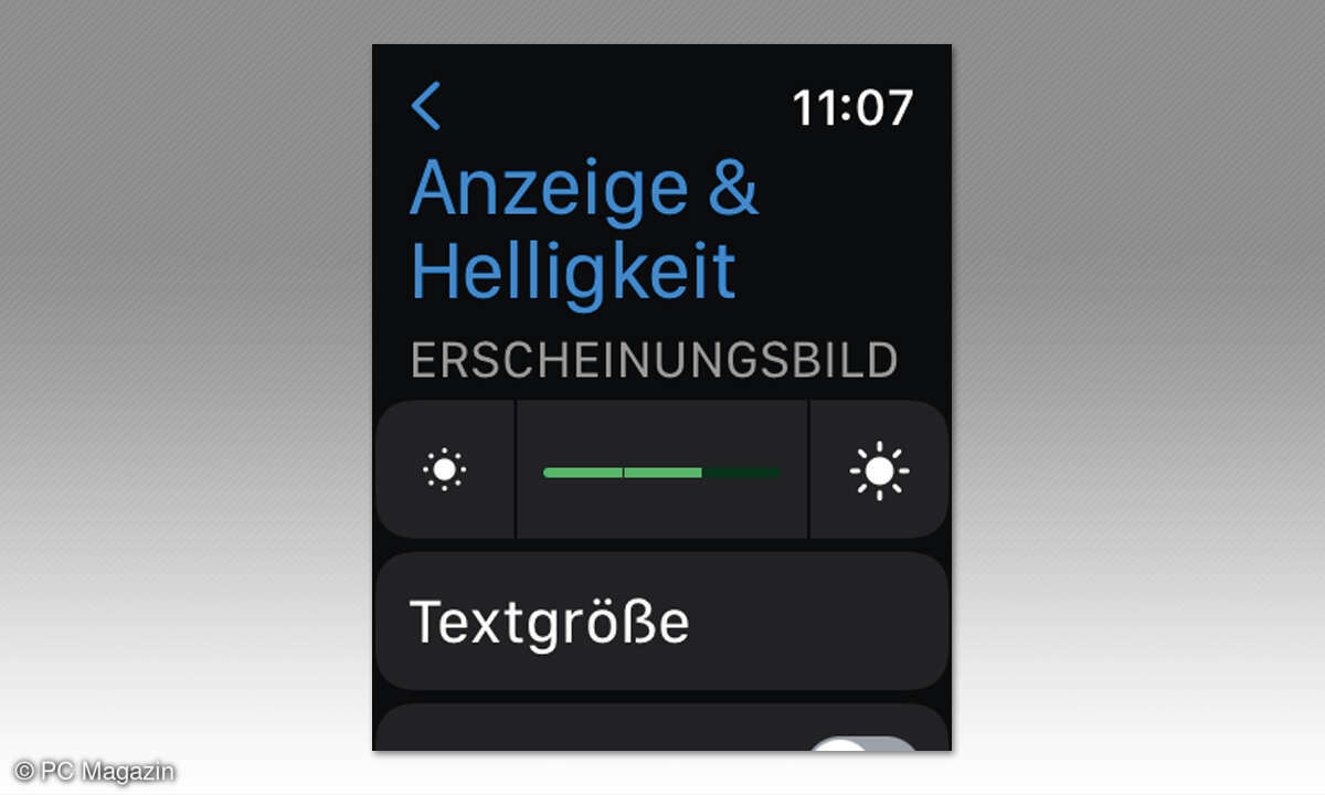 Wie spare ich mit verschiedenen Einstellungen den Akku? Screenshot