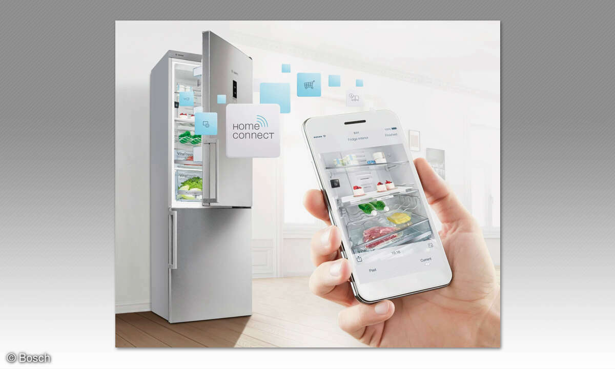 Smarte Küche Kuehlschrank Home Connect Bosch