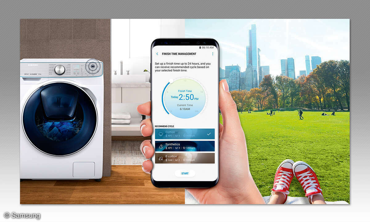 Smarte Küche Waschmaschine Samsung