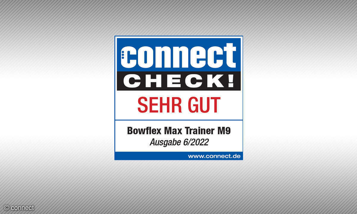 Der Bowflex Max Trainer M9 hat in unserem CHECK! die Note