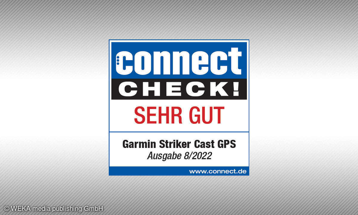 Der Garmin Stricker Cast erzielte in unserem CHECK! ein