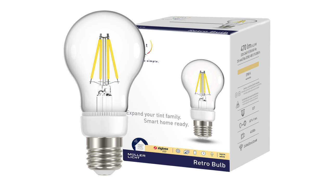 Tint Smarte LED-Birne Retro E27